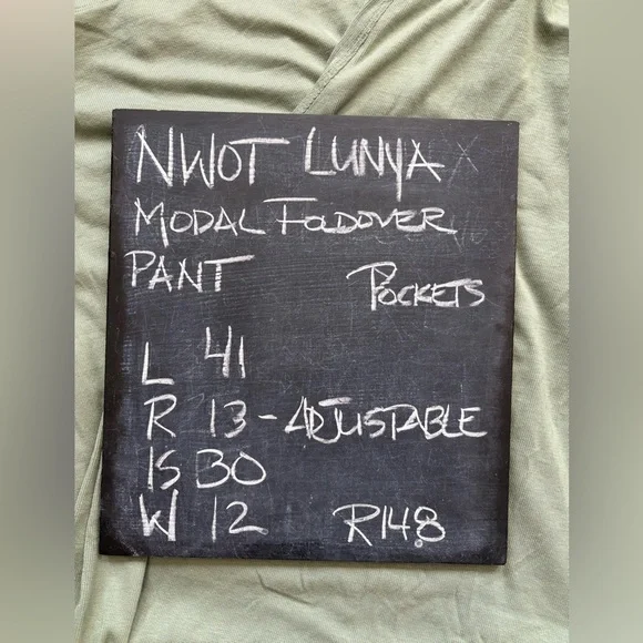 🆕Lunya Soft Modal Rib Foldover Pant - Picture 9 of 16